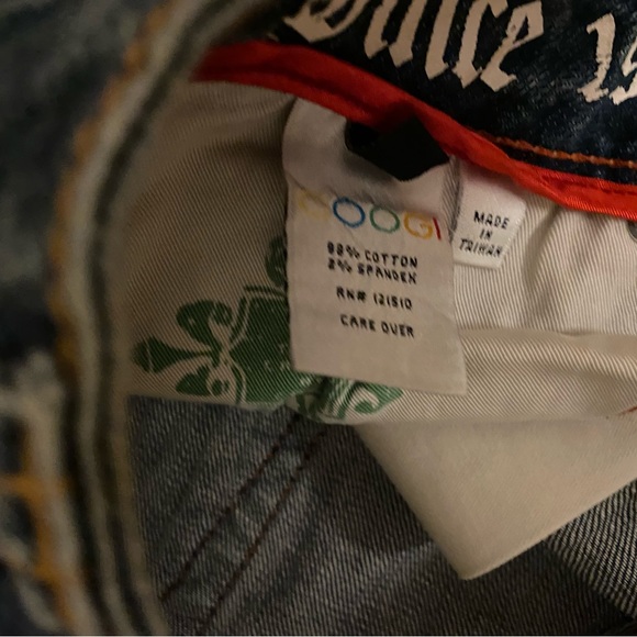 COOGI Australia Y2K Rainbow Embroidered Low-Rise Jeans 5/6 - Picture 6 of 7